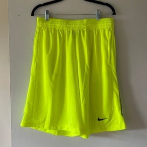 NWOT Neon Nike basketball shorts